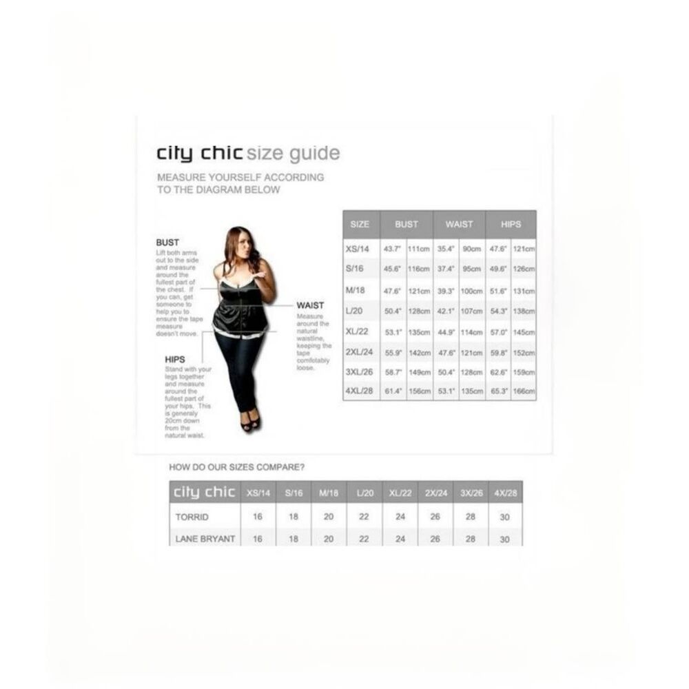 City Chic Tank Sundress Crisscross Belted Pink Patchwork Pattern Lined Plus 0XL - Picture 14 of 15
